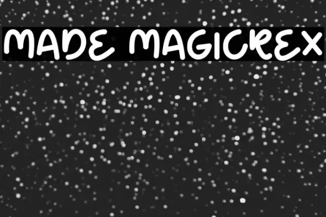 Made Magicrex Font examples