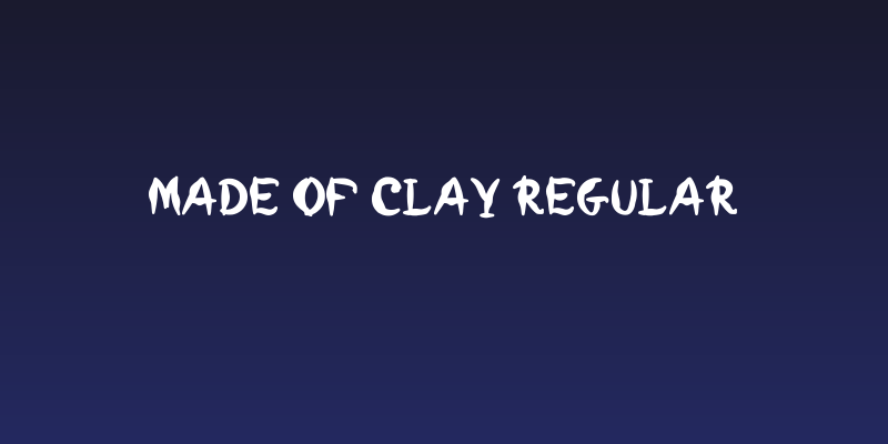 Made Of Clay Regular Social Header
