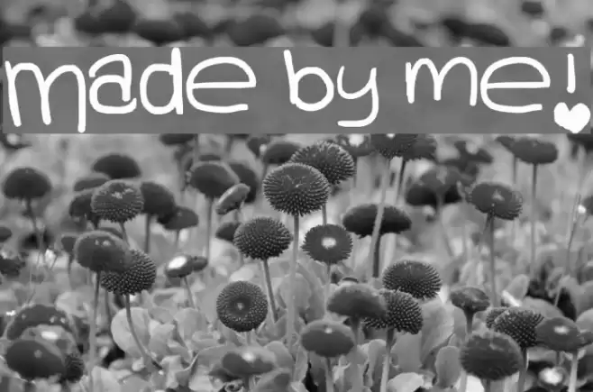 Made by me! Caratteri examples