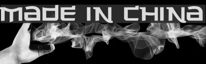 Made in China Caratteri examples