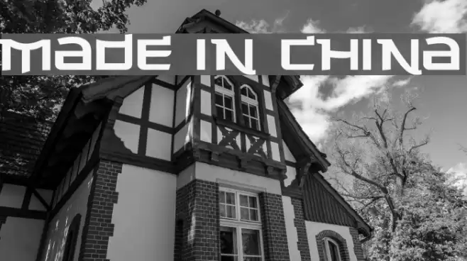 Made in China Caratteri examples