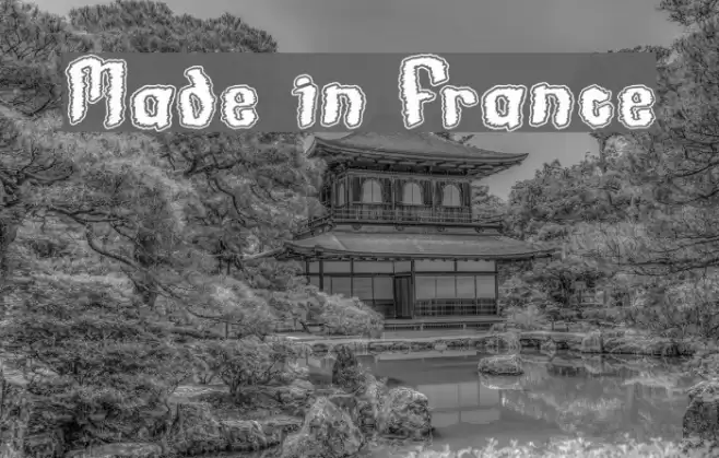 Made in France Font examples