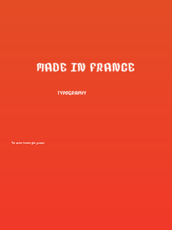 Made in France Poster
