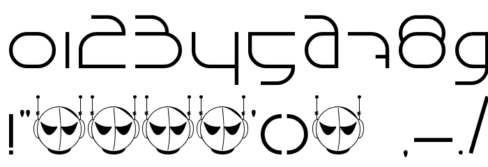 Made in Space Font OTHER CHARS
