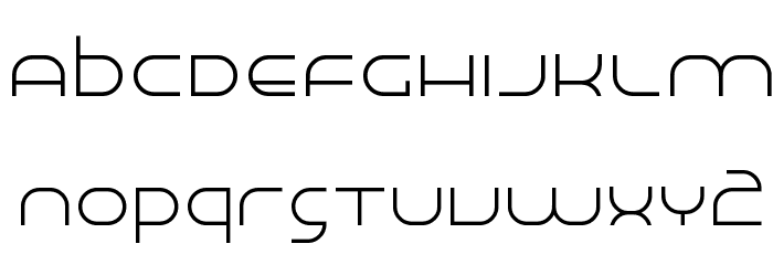 Made in Space Font LOWERCASE