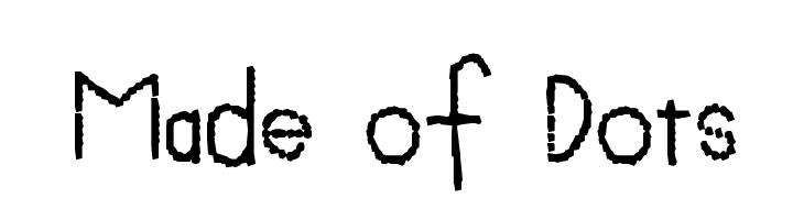 Made of Dots Font