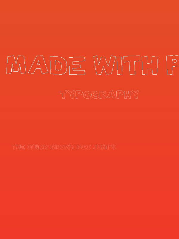 Made with Paint Regular Poster