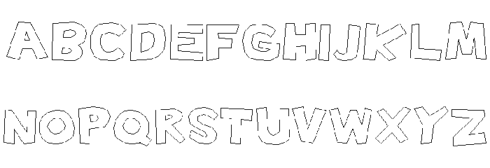 Made with Paint Regular Font LOWERCASE