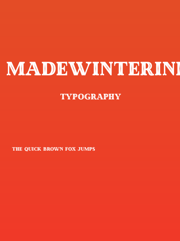 MadeWinterInline Poster