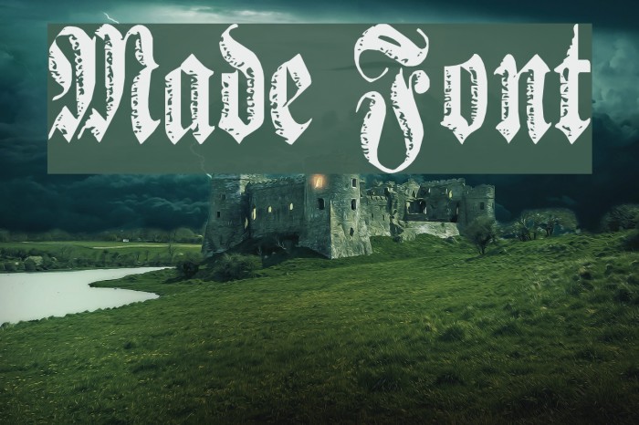 Made Font examples