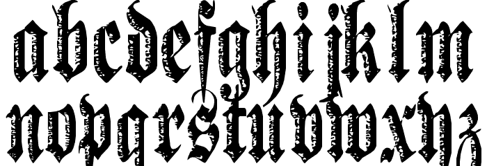Made Font LOWERCASE