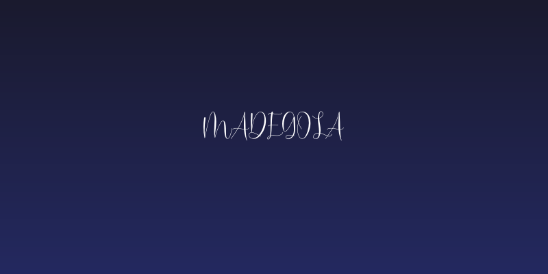 Madegola Social Header