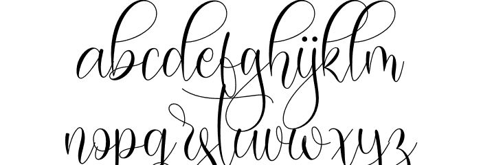 Madegola Font LOWERCASE