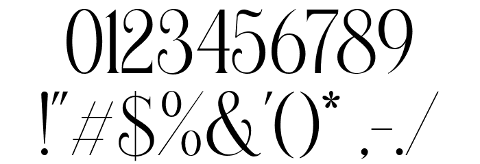 MadegraDEMO Font OTHER CHARS