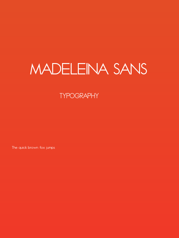 Madeleina Sans Poster