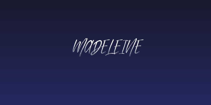 Madeleine Social Header