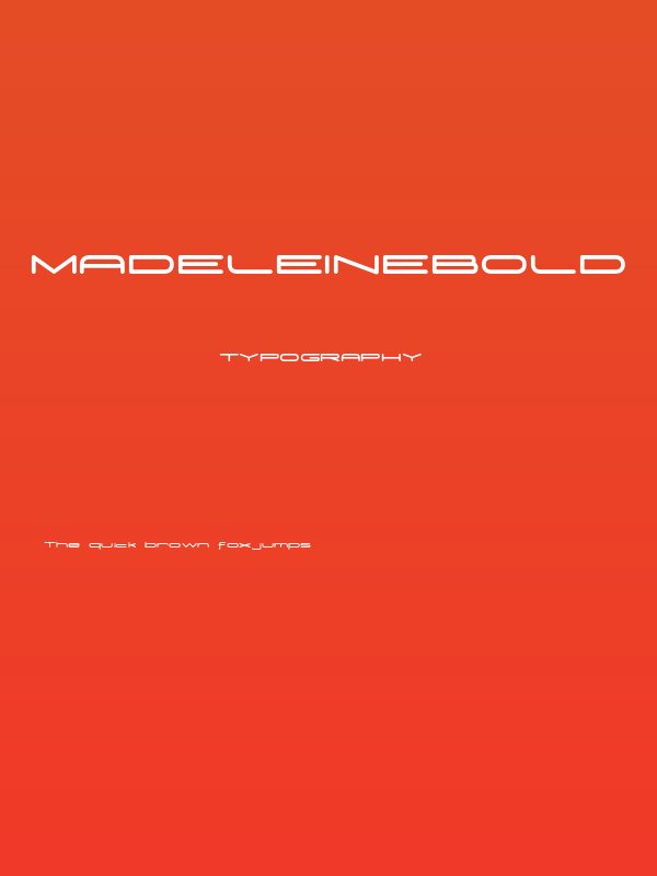 MadeleineBold Poster