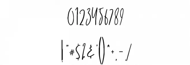 MadeleineDemo Font OTHER CHARS