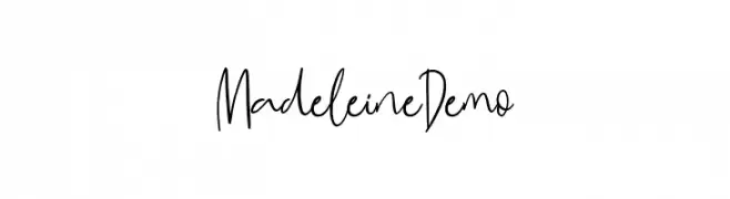 MadeleineDemo  नि: शुल्क फ़ॉन्ट्स डाउनलोड