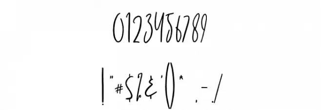 MadeleineDemo Font OTHER CHARS