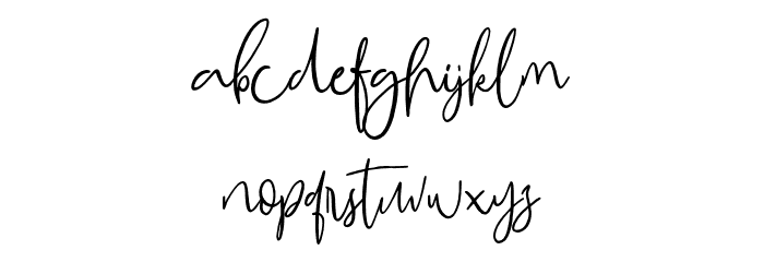 MadeleineDemo Font LOWERCASE