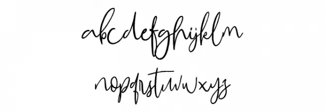 MadeleineDemo Schriftart Kleinbuchstaben