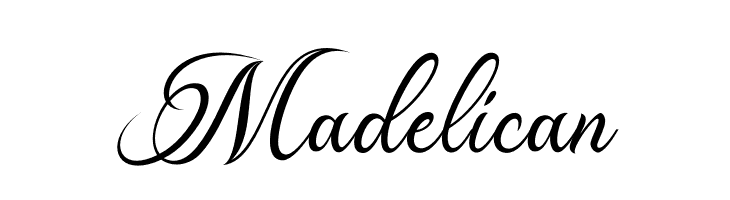 Madelican  font caratteri gratis