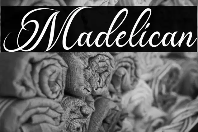 Madelican Font examples