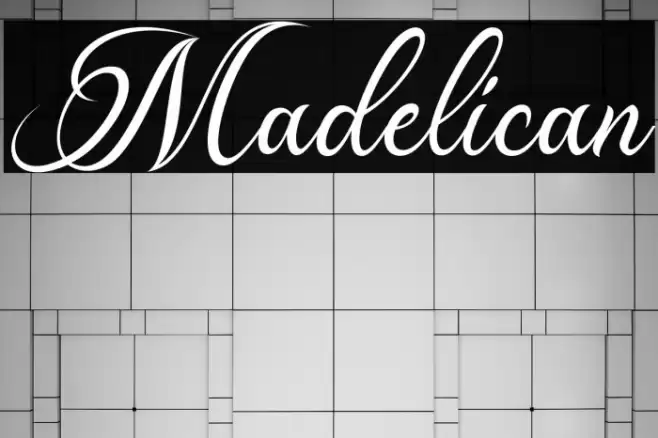 Madelican Font examples
