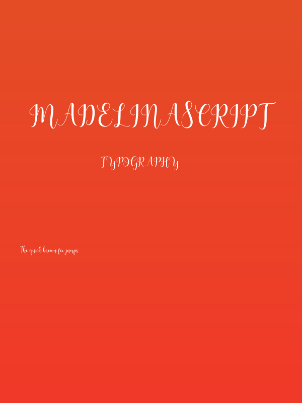 MadelinaScript Poster