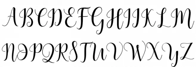 MadelinaScript Schriftart Groß