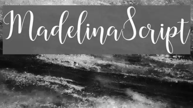 MadelinaScript Font examples