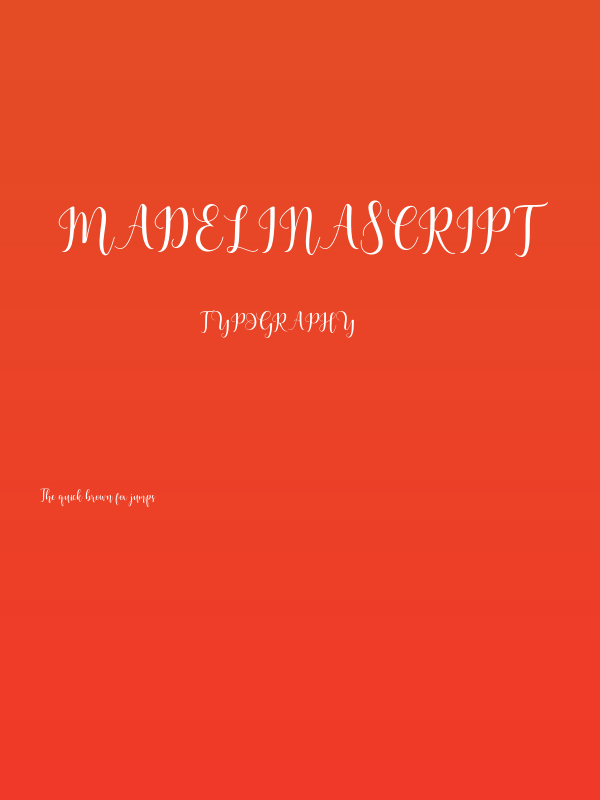 MadelinaScript Poster