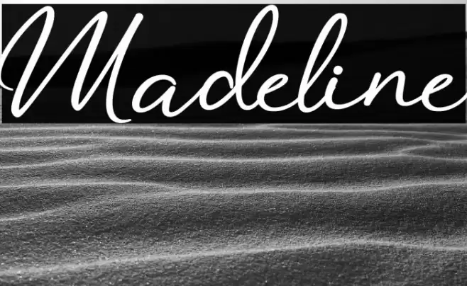Madeline Font examples
