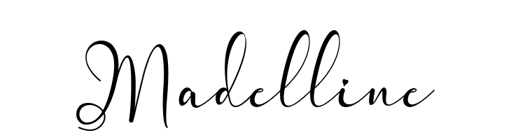 Madelline  Frei Schriftart Herunterladen