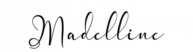 Madelline  नि: शुल्क फ़ॉन्ट्स डाउनलोड