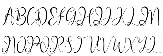 Madelline Schriftart Groß