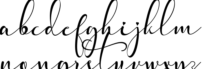 Madelline Font LOWERCASE