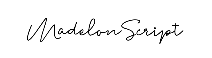 MadelonScript  Скачать бесплатные шрифты