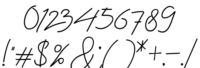 MadelonScript Font OTHER CHARS