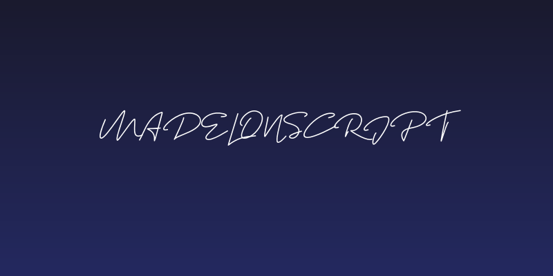 MadelonScript Social Header