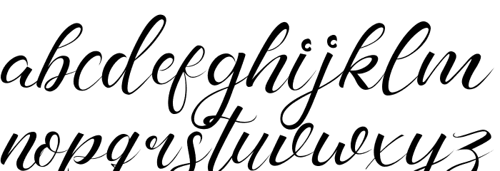 Madelyn Demo Font LOWERCASE