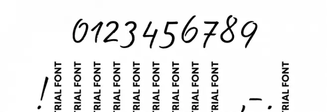 Madelyn Fill-Trial Regular Font OTHER CHARS