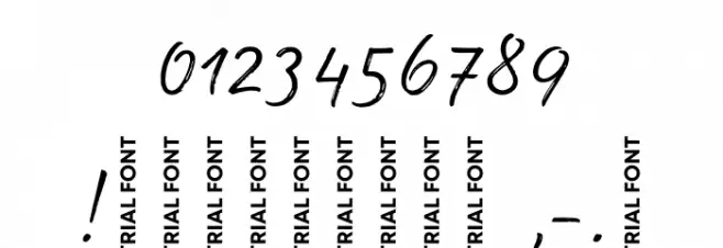 Madelyn-Trial Regular Font OTHER CHARS