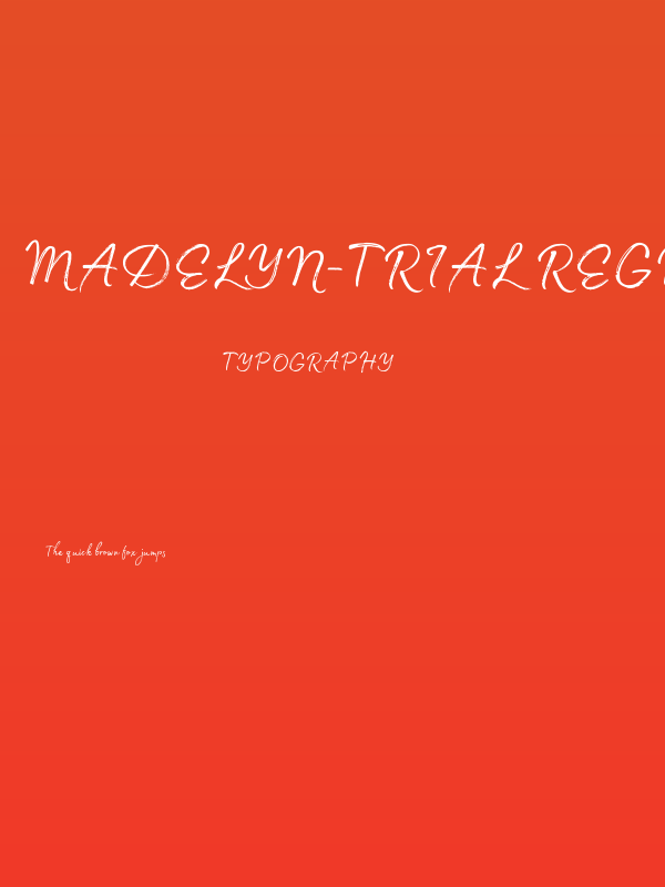 Madelyn-Trial Regular Poster