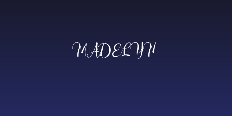 Madelyn Social Header