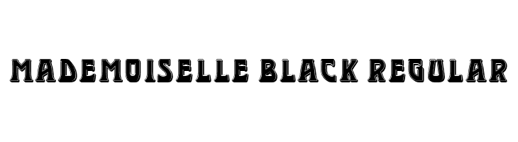 Mademoiselle Black Regular  Скачать бесплатные шрифты