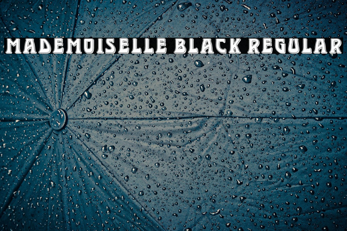 Mademoiselle Black Regular Example 1