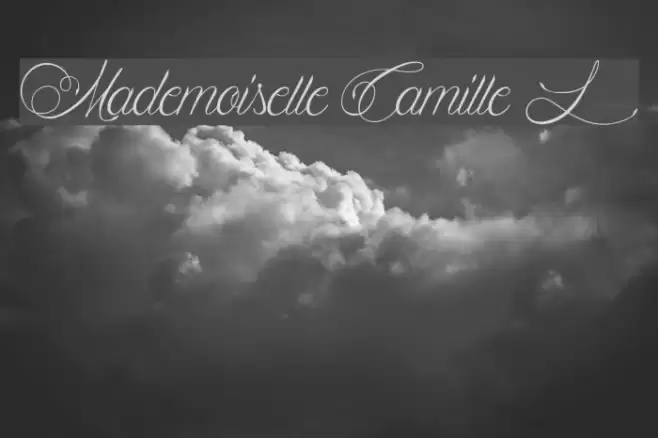 Mademoiselle Camille L Font examples