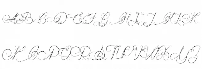 Mademoiselle Catherine Schriftart Groß